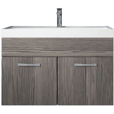 Ensemble salle de bain BADPLAATS 2 pièces - Rovere Grigio - Mobilier de salle de bain - Publicité Ensemble salle de bain BADPLAATS 2 pièces - Rovere Grigio - Mobilier de salle de bain - Publicité
