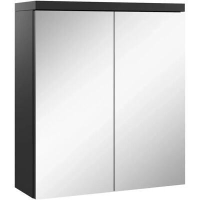 BADPLAATS Toledo 60x60cm Miroir Noir Placard Salle de Bain - Publicité BADPLAATS Toledo 60x60cm Miroir Noir Placard Salle de Bain - Publicité