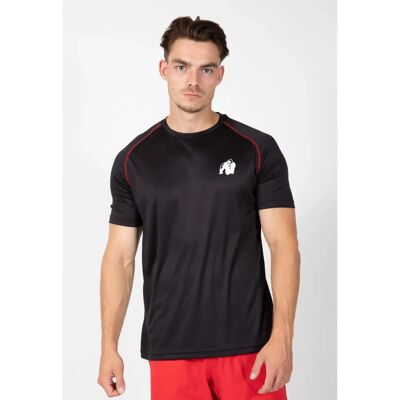 T-Shirt Performance GORILLA WEAR - Noir/Rouge - 5Xl - Publicité T-Shirt Performance GORILLA WEAR - Noir/Rouge - 5Xl - Publicité