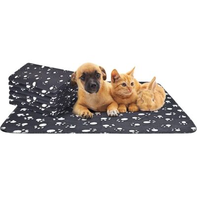 Couverture en polaire Nobleza pour animaux - 75x75 cm - Noir - Publicité Couverture en polaire Nobleza pour animaux - 75x75 cm - Noir - Publicité