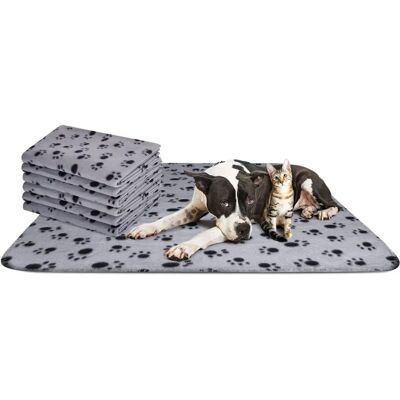 Nobleza Haustierdecke - Weiches Polyesterfleece - Grau - L Nobleza Haustierdecke - Weiches Polyesterfleece - Grau - L