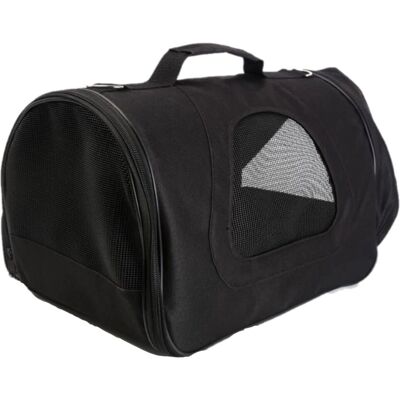 Nobleza Schwarze Haustiertransportbox - Für Katzen & Kleine Hunde Nobleza Schwarze Haustiertransportbox - Für Katzen & Kleine Hunde
