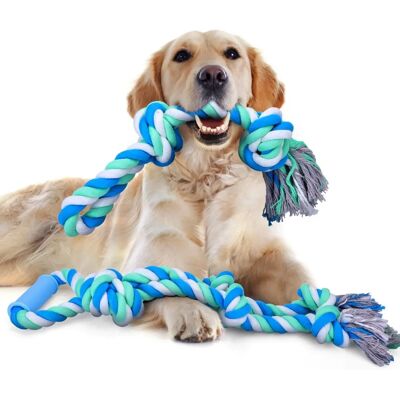 Nobleza - Rope Toy 5+2 Noeuds - XL - 70+50cm - Jouet pour chien - Publicité Nobleza - Rope Toy 5+2 Noeuds - XL - 70+50cm - Jouet pour chien - Publicité