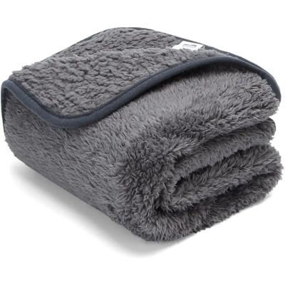 Nobleza Couverture peluche pour animaux - Gris 80x80cm - Publicité Nobleza Couverture peluche pour animaux - Gris 80x80cm - Publicité