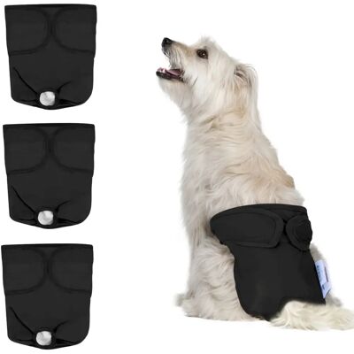Nobleza Hund wiederverwendbare Windeln - Verstellbar & Wasserdicht Nobleza Hund wiederverwendbare Windeln - Verstellbar & Wasserdicht