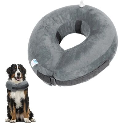 Nobleza Collar Inflable Suave para Perros XL - Protectora Nobleza Collar Inflable Suave para Perros XL - Protectora