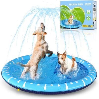 Nobleza Tapis d'eau pour Chiens en PVC - Jouet Rafraîchissant pour Animaux - Publicité Nobleza Tapis d'eau pour Chiens en PVC - Jouet Rafraîchissant pour Animaux - Publicité