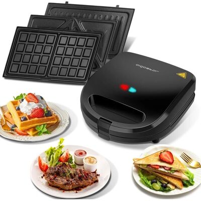 Aigostar Rubik Sandwichera 3 en 1 - Electrodoméstico Aigostar Rubik Sandwichera 3 en 1 - Electrodoméstico