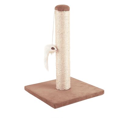 Poste Rascador para Gatos NOBLEZA - Sisal con Juguete 25x25x35 cm Poste Rascador para Gatos NOBLEZA - Sisal con Juguete 25x25x35 cm