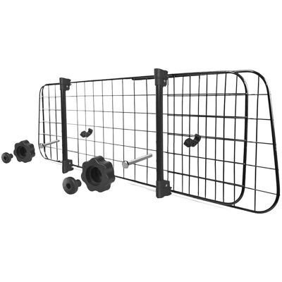 Nobleza Modelo 96-145x30cm Barrera de Acero Ajustable para Coche - Perros y Maletas Nobleza Modelo 96-145x30cm Barrera de Acero Ajustable para Coche - Perros y Maletas