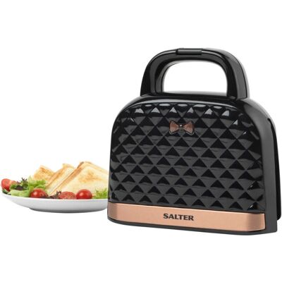 Salter - Sandwich Toaster - Rose Gold/Black - 750W - Toaster Salter - Sandwich Toaster - Rose Gold/Black - 750W - Toaster