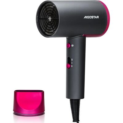 Secador de Pelo AIGOSTAR Dora - 2200W, Iónico, Mango Plegable Secador de Pelo AIGOSTAR Dora - 2200W, Iónico, Mango Plegable