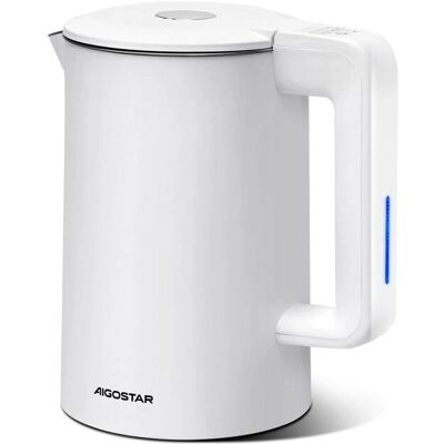 AIGOSTAR Bouilloire Électrique Blanche - 2200W, 1.7L, Contrôle de Température - Publicité AIGOSTAR Bouilloire Électrique Blanche - 2200W, 1.7L, Contrôle de Température - Publicité