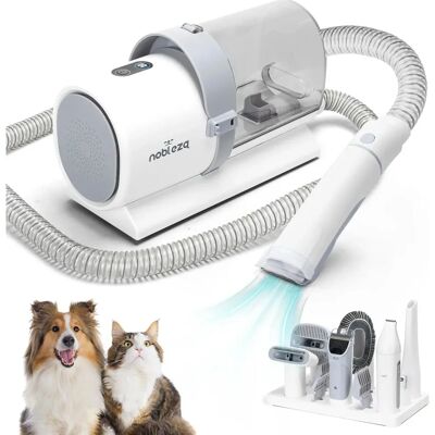 NOBLEZA - 846467N - Blanco - Con aspiradora - Maquina de cortar pelo para mascotas NOBLEZA - 846467N - Blanco - Con aspiradora - Maquina de cortar pelo para mascotas