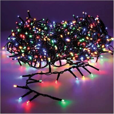 Wianek LED wielokolorowy Lumineo - 14m - Do użytku wewnętrznego/zewnętrznego Wianek LED wielokolorowy Lumineo - 14m - Do użytku wewnętrznego/zewnętrznego