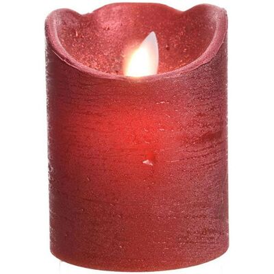Bougie LED Rouge Lumineo - 7,5x10cm Décoration Intérieure - Publicité Bougie LED Rouge Lumineo - 7,5x10cm Décoration Intérieure - Publicité