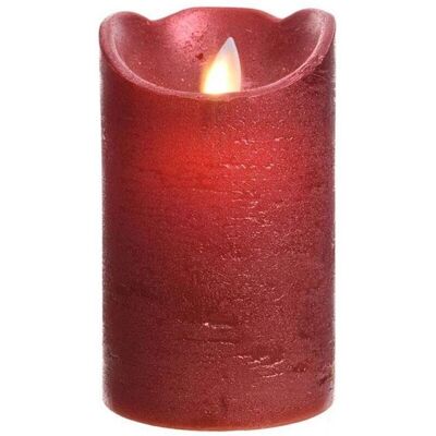Lumineo Rote LED-Kerze Ø 7,5 x 12,5 cm - Innenraum LED-Kerze Lumineo Rote LED-Kerze Ø 7,5 x 12,5 cm - Innenraum LED-Kerze