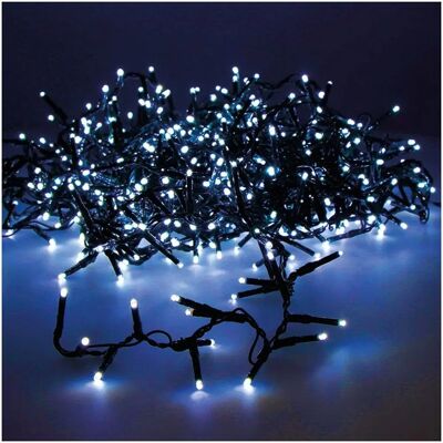 Lumineo Blaue LED Weihnachtskranz - LED Lichterkette Lumineo Blaue LED Weihnachtskranz - LED Lichterkette