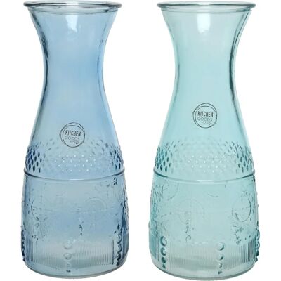 Bigbuy Home Kristallflasche - 1,1L Dunkelblau Bigbuy Home Kristallflasche - 1,1L Dunkelblau