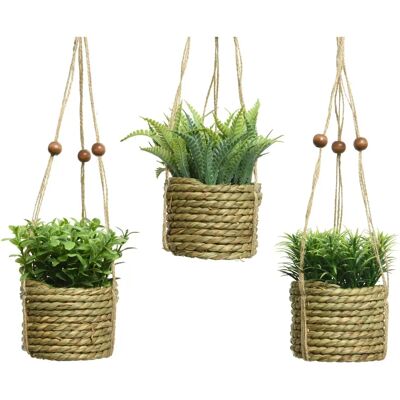 Planta Colgante Artificial Verde Everlands - Decorativa Planta Colgante Artificial Verde Everlands - Decorativa