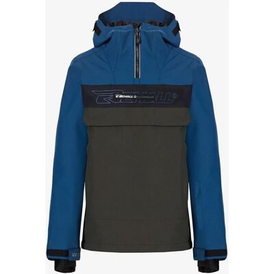 Rehall DENNIZ-R Veste à capuche bleu gris enfant - 152 - Publicité Rehall DENNIZ-R Veste à capuche bleu gris enfant - 152 - Publicité