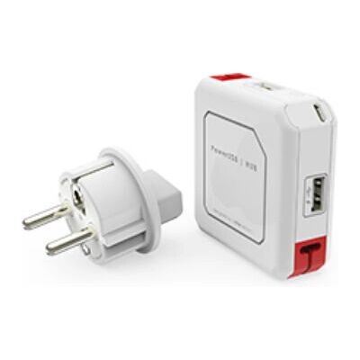 Allocacoc PowerUSB Hub - 4 USB, Micro USB, Blanc - Concentrateur USB - Publicité Allocacoc PowerUSB Hub - 4 USB, Micro USB, Blanc - Concentrateur USB - Publicité