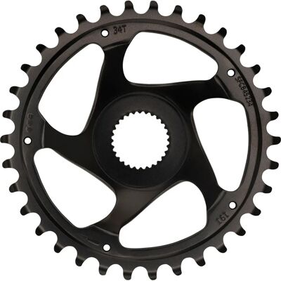 KMC Bosch Gen 4 Schmale Kettenblatt - Schwarz/34 KMC Bosch Gen 4 Schmale Kettenblatt - Schwarz/34