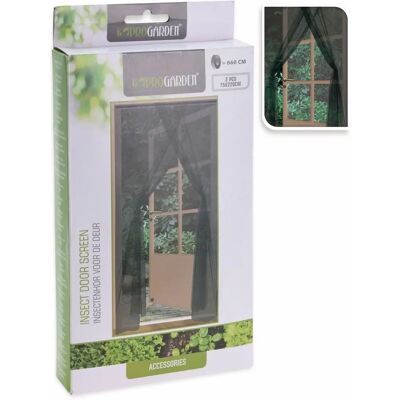 Tenda Antizanzare Pro Garden Fibra di Vetro Nera - Rete per Porte Tenda Antizanzare Pro Garden Fibra di Vetro Nera - Rete per Porte