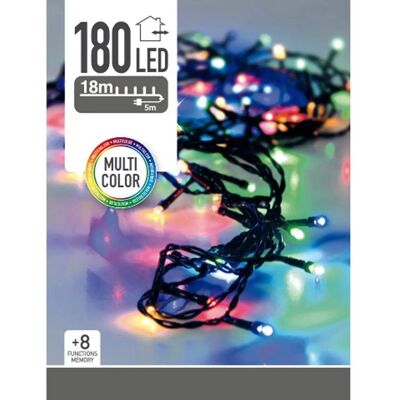 NO DISPONIBLE Ghirlanda multifonction 180 leds 23m multicolore - Guirlande lumineuse - Publicité NO DISPONIBLE Ghirlanda multifonction 180 leds 23m multicolore - Guirlande lumineuse - Publicité