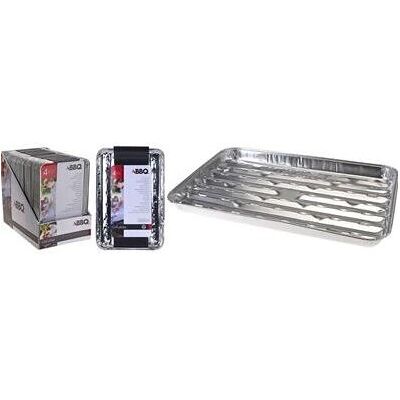 Van der Meulen 1371040 Außen BBQ Zubehör - Set aus 4 Aluminium-Schalen Van der Meulen 1371040 Außen BBQ Zubehör - Set aus 4 Aluminium-Schalen