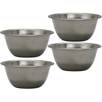 Excellent Houseware Schalen - Kleine Edelstahl Servierschalen - Silber Excellent Houseware Schalen - Kleine Edelstahl Servierschalen - Silber