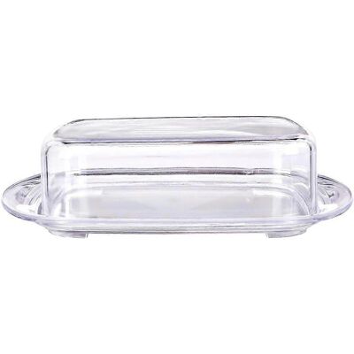 Excellent Houseware Transparente Butterbox - Frischhalt, leicht zu reinigen, 17,5x12x4,5 cm - Butteraufbewahrung Excellent Houseware Transparente Butterbox - Frischhalt, leicht zu reinigen, 17,5x12x4,5 cm - Butteraufbewahrung
