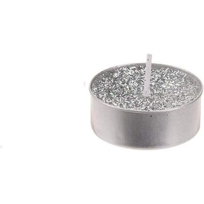 Unisex Glitter-Teelichter-Set - 8 Stück Unisex Glitter-Teelichter-Set - 8 Stück