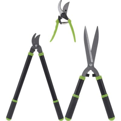 URBN Living Set aus 3 Gartengeräten - Astschere, Heckenschere, Gartenschere URBN Living Set aus 3 Gartengeräten - Astschere, Heckenschere, Gartenschere