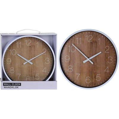 Segnale Wanduhren aus Holz Ø 25 cm - Analoge Uhr Segnale Wanduhren aus Holz Ø 25 cm - Analoge Uhr