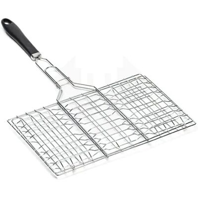 Bigbuy Gril din Oțel Inoxidabil - 35x22cm - Pentru Hamburgeri Bigbuy Gril din Oțel Inoxidabil - 35x22cm - Pentru Hamburgeri