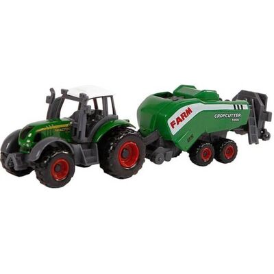 Excellent Houseware Traktor mit grüner Schneide und Anhänger - toy tractor Excellent Houseware Traktor mit grüner Schneide und Anhänger - toy tractor