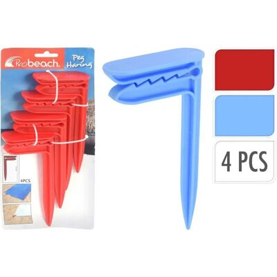 ProBeach - Beach Towel Clips - 4-teilige Set - Clips ProBeach - Beach Towel Clips - 4-teilige Set - Clips