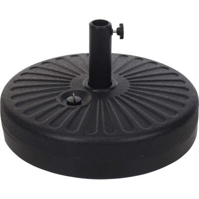 ProGarden Czarna podstawa pod parasol z żywicy - 58x15cm ProGarden Czarna podstawa pod parasol z żywicy - 58x15cm