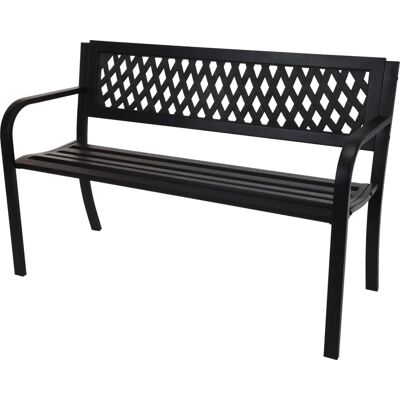 ProGarden Stahl-Gartenbank 119x75cm - Gartenbank ProGarden Stahl-Gartenbank 119x75cm - Gartenbank
