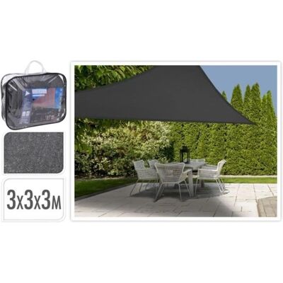 ProGarden Driehoekige Zonnescherm - 3x3x3 m ProGarden Driehoekige Zonnescherm - 3x3x3 m