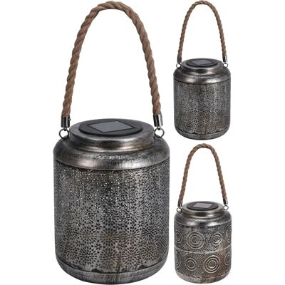 Kolekcja Home Styling Latarnia ogrodowa solarna - Metalowa latarnia ogrodowa Kolekcja Home Styling Latarnia ogrodowa solarna - Metalowa latarnia ogrodowa
