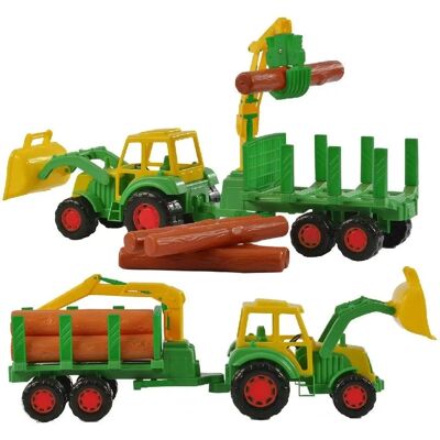Cavallino Spielzeugtraktor - Maßstab 1:32 - Gelb Cavallino Spielzeugtraktor - Maßstab 1:32 - Gelb