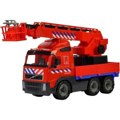 Polesie Volvo brandweerauto met uitschuifbare ladder - Brandweerwagen Polesie Volvo brandweerauto met uitschuifbare ladder - Brandweerwagen