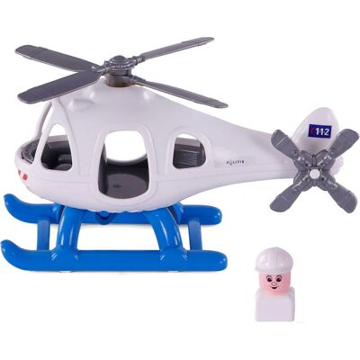 Cavallino Toys Polizeihelikopter mit Spielfigur - Spielzeughubschrauber Cavallino Toys Polizeihelikopter mit Spielfigur - Spielzeughubschrauber
