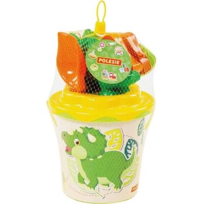 Polesie Dinosauriesandkastel-Set - 18cm Eimer & 6 Zubehör - Draußen Spielzeug Polesie Dinosauriesandkastel-Set - 18cm Eimer & 6 Zubehör - Draußen Spielzeug