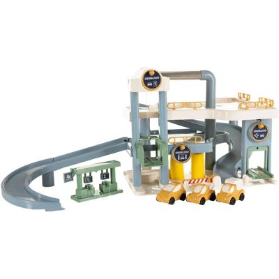 Cavallino Luxe Garage - Pastellfarben, 3 Spielzeugautos, Doppelparkdeck - Für Kinder ab 3 Cavallino Luxe Garage - Pastellfarben, 3 Spielzeugautos, Doppelparkdeck - Für Kinder ab 3