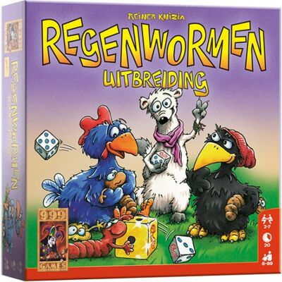 Extension Regenwormen de 999 Games - Jeu de Dés Extension Regenwormen de 999 Games - Jeu de Dés