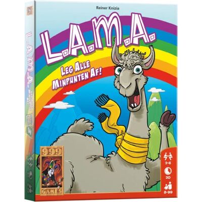 999 Games L.A.M.A. Jeu de Cartes - Amusement pour 2-6 Joueurs - Publicité 999 Games L.A.M.A. Jeu de Cartes - Amusement pour 2-6 Joueurs - Publicité