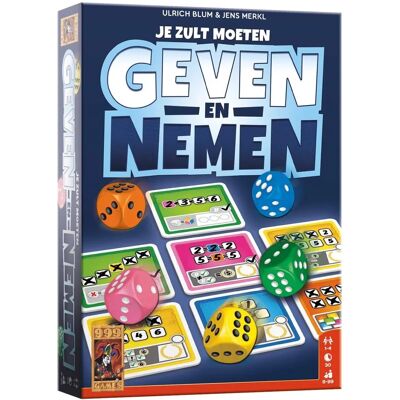 999Games Geven en Nemen Multicolor - Bordspel 999Games Geven en Nemen Multicolor - Bordspel